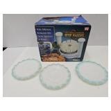 3 Crinoline Saucers, & Onion Machine