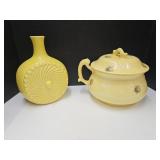 Ceramic Tureen w Lid 10" Base 1 chip on Lid