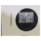 2 Grams .999 Fine Valcambi Silver Bars