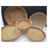 NICE Lot of VTG Baskets 12.5x21W
