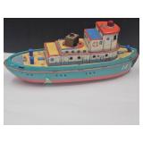 1960s Japan Bat. Op. Tin Boat (Works) See Pictures