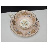 Coatport Strange Orchid Tea Cup/ Saucer Pink/ Gold