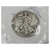 1942 Silver Walking Liberty Half Dollar Coin