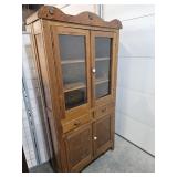 Antique Oak Cupboard 36 x14 x 75