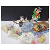 Christmas Decor, Plastic Snowman, & More