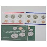 1993 US Mint UNC Coin Set