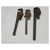 3 Pipe Wrenches