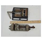 2 Drill Press Vises