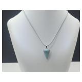 Turquoise Pendant Cord Necklace