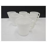 Lot of 6 Fire King Coffee Mugs