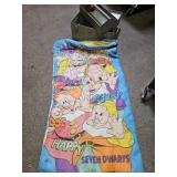 Seven Dwarves Sleeping Bag & Galvanized Tool Box