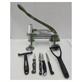 Potato Cutter/ French Fry Maker & Utensils