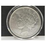1923 D Silver Peace Dollar Coin