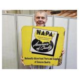 2 Sided N.A.P.A. Metal ADV Sign 20"