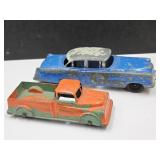 VTG TootsieToy Trucks, Minus 1 Tire up to 5 3/4"L