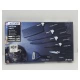 New Hard Handle Knife Set w 8"Cleaver