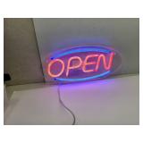 New Open LED Sign 13" x 6"