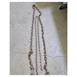 2 Chains: 11Ft W 1 & Hook 7Ft No Hook