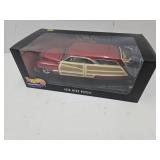 1:18 Die Cast Hot Wheel NIB 1950 Merc Woodie Car