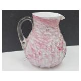 Northwood Splatterware Pitcher 8"