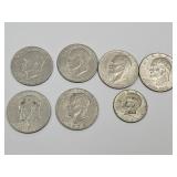 6 Ike Coins, 1967 Half Dollar