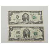 2017 A 2 Sequence Currency Notes