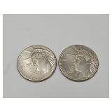 2 Coins  2026 Half Dollar Coins