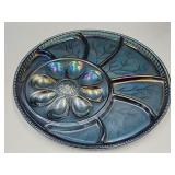 Vintage  Indiana Carnival Glass Egg Plate