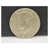1964 D Kennedy Silver Half Dollar Coin