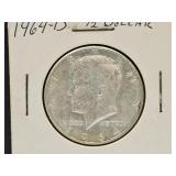 1964 D Kennedy Silver Half Dollar Coin