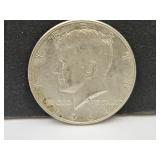 1964 D Kennedy Silver Half Dollar Coin