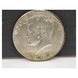 1964 D Kennedy Silver Half Dollar Coin