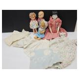 VTG Dolls, Porcelain China Head Doll + More