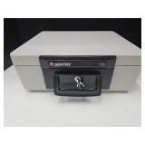 Sentry 1100 Safe w Key 14 x 10 x 5"H
