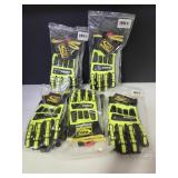 5 Pair Ringers Gloves Roughneck Sz M