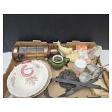 VTG Pepper Shaker, Lantern, Tea Pot, Ice Tongs +