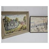2 Bolsen Signed Local Art