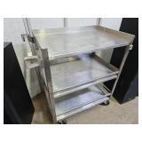 Stainless Steel Work Cart  Overall SZ 30x18x 33"h