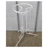 Wrought Iron 32" h Plant Stand