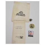 VTG Delco Guide GM Pins, Matches & Bag