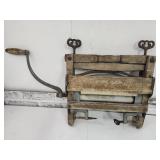 Antique Primitive Anchor Brand Clothes Wringer