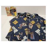 Size Large Cotton Shirt, VTG X-Men, & Batman