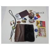 Mink  Checkbook,  Max Factor Mirror, Listick +++