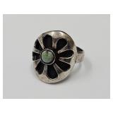 Sterling Silver & Turquoise Ring SZ 8