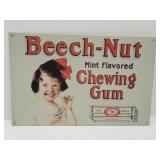 Newer Beach Nut Ad Chewing Gum Metal Sign 16x10