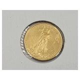 1/10 Gold Eagle 2002 Five Dollar Coin