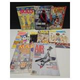 MAD , Comic Book & Fighter Beat Magazines