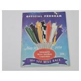 Indy Motor Speedway 38th 500 Mile Race Program