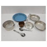 USA Aluminum Camping Set , Granite Pie Plate,+