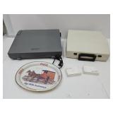 2 Vtg Typewriters w Coca Cola Tray
